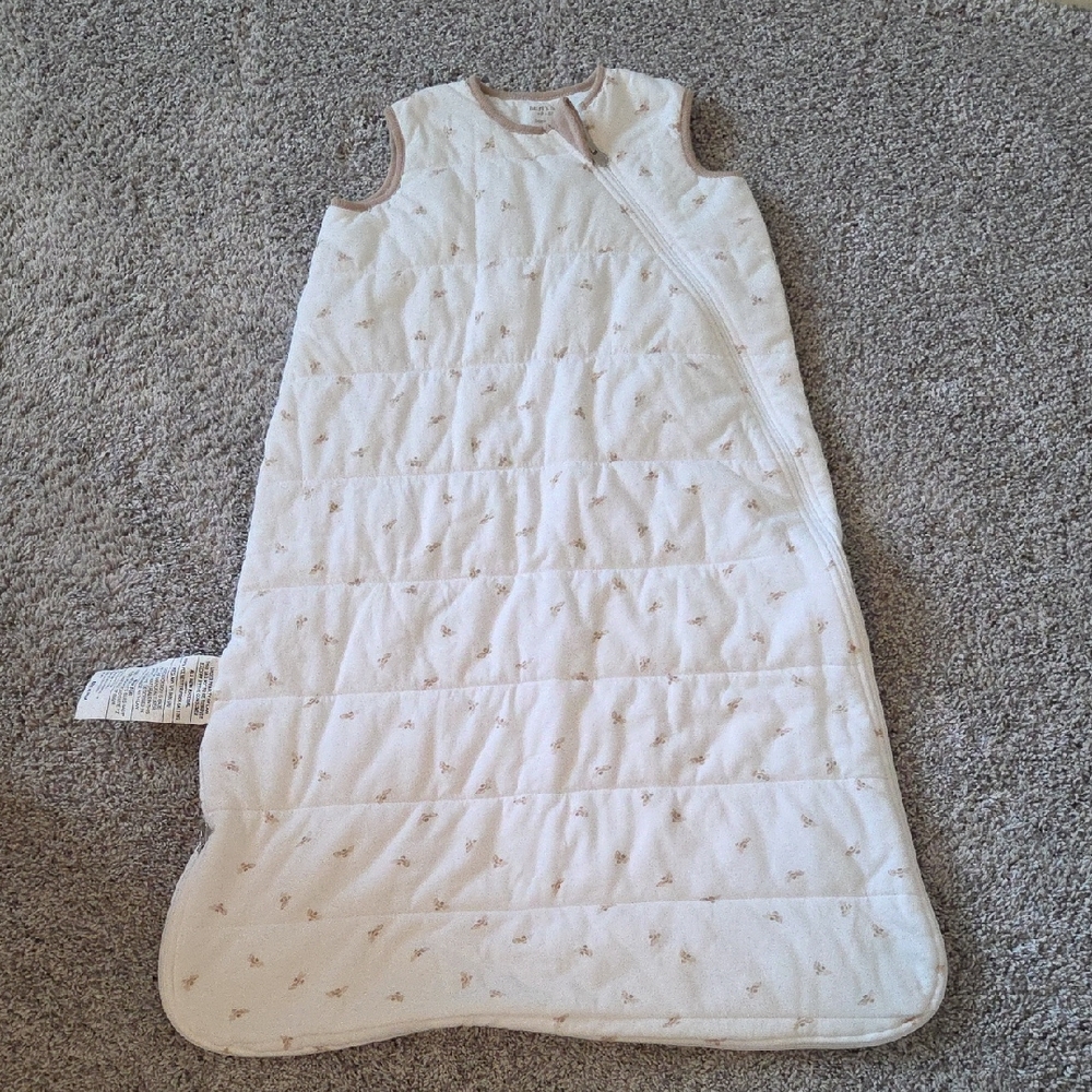 Golden Bee Organic Warmer Beekeeper Wearable Baby Blanket. Hummus. 18-24 Months